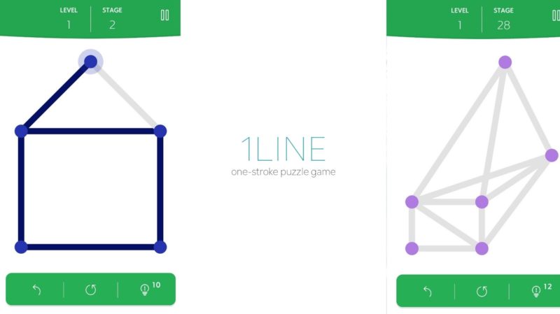 頭が良くなる一筆書き無料スマホパズルゲーム 1line の評価 レビュー 暇つぶしスマホゲームブログ